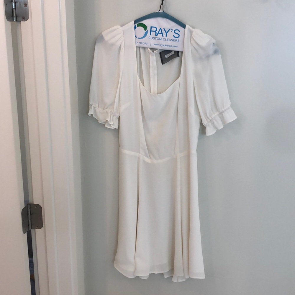 White Reformation Dress, excellent condition